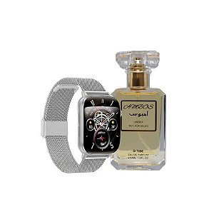 Relógio Smart Watch G-Tide S6 Pro + Par de Pulseiras Prata