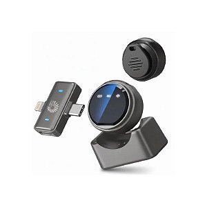 Microfone Sem Fio Smart Vision M18MINI - Cinza