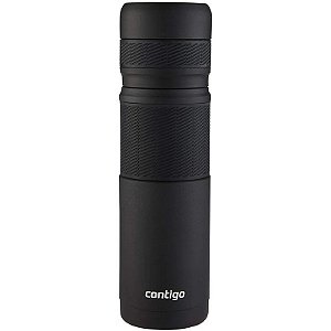 Garrafa Térmica Contigo Thermalock (739mL) Preto Acabamento Powder Coat