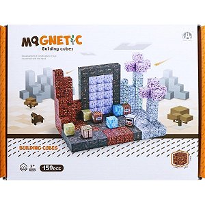 Jogo de Cubos Magnéticos de Construção Chuang Huang - CH1338 (159 peças)