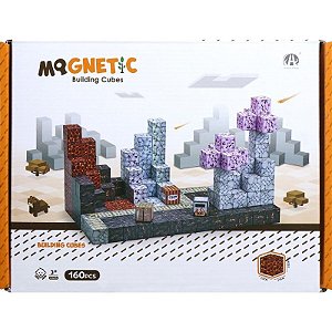 Kit de Cubos Magnéticos de Construção Chuang Huang - CH1339 (160 peças)