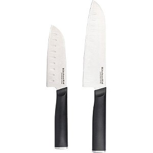 Jogo de Facas Santoku KitchenAid KEG2PTHEOHOBA (2 peças)