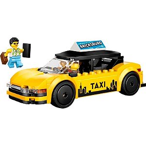 Jogo Lego City Táxi Amarelo - 60487 (122 peças)