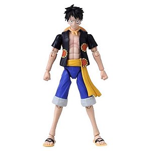 Boneco One Piece Monkey D. Luffy Dressrosa Anime Heroes Bandai - 36930-37007