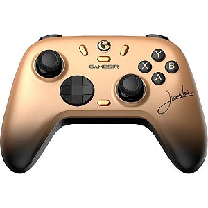 Controle Gamesir Nova 2 Lite Champion Edition Sem Fio/Switch/PC/iOS/Android - Dourado