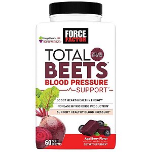 Goma Mastigável Force Factor Total Beets Açai Berry (60 Unidades)