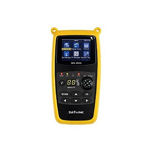 Localizador de Satélite Satlink WS-6933 DVB-S2 Digital - Amarelo
