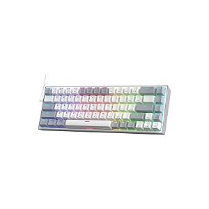 Teclado Gamer Redragon Castor K631-RGB Switch Vermelho Layout 65% - Branco