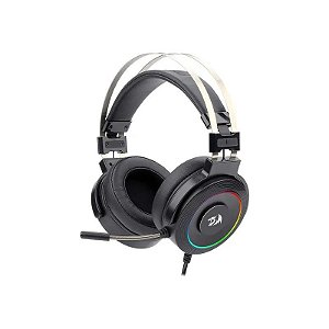 Headset Gamer Redragon Lamia 2 H320 RGB-1 com Fio com Suporte Preto