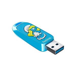 Pendrive Sandisk G46 256GB USB-A Smurfs Azul - Sdczis