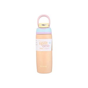 Garrafa Térmica Terrano Split One Pop Up - 750ML - com Bico - Pêssego