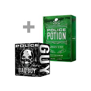 Perfume Masculino Police To Be Bad Guy Edt 125 ML + Perfume Poção