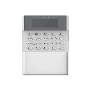 Teclado de Alarme Híbrido Pro LCD Hikvision Ax DS-PK1-LRT-HWB