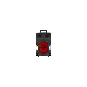 Caixa de Som Kandexs Party YE-1208 12" Bluetooth / Auxiliar / USB / FM / TF / LED - Preto