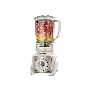 Liquidificador Mondial Turbo L-1200WI - 1200W - 3L - 220V 50/60HZ - Branco