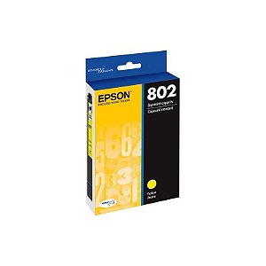 Cartucho Impressora Epson T802 Amarelo (T802420-s) 4720-4730-4734