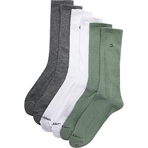 Meias Calvin Klein CKM213CR05011 - Masculina (6 Pares)