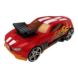 Hot Wheels 2 em 1 Race N'Haul Estojo de Armazenagem para Carros Intek - HWCC15R