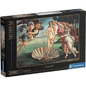 Quebra-cabeça The Birth of Venus Museum Collection Clementoni - 32572 (2000 peças)