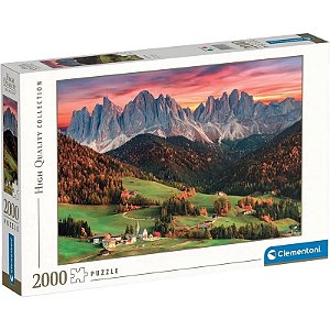 Quebra-cabeça Val di Funes Coleção de Alta Qualidade Clementoni - 32570 (2000 peças)