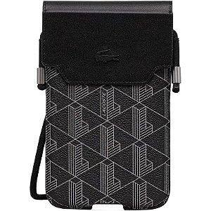 Bolsa Universal Lacoste Crossbody Petit Piqué Preta