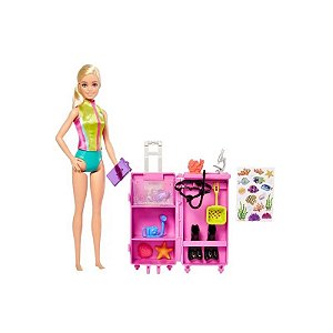 Boneca Mattel Barbie Profissões Bióloga Marinha