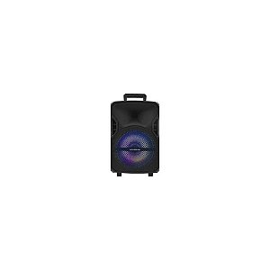 Caixa de Som Kandexs Party YE-1209 12" Bluetooth / Auxiliar / USB / FM / TF / LED - Preto