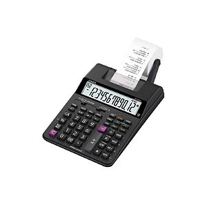 Calculadora Casio HR-100RC-BK-DC com Bobina Preta