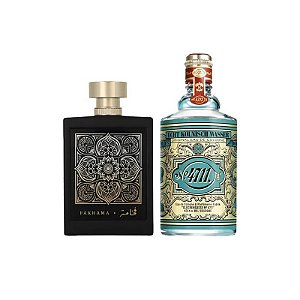Kit Perfume Unissex Assala Prime Fakhama + Colônia 4711 100ML
