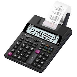 Calculadora Casio com Impressora HR-100RC (12 Dígitos) - Preto