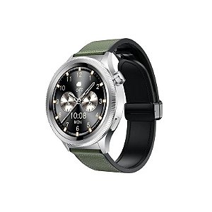 Relógio Inteligente G-Tide R8 Pro - Bluetooth - À Prova D'Água - com Pulseiras Extra - Prata