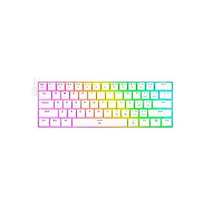 Teclado Gamer Redragon Dragonborn K630W-RGB - com Fio - Inglês - Mecânico - Branco