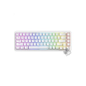 Teclado Redragon K709W-RGB Nova Mecânico Usa Branco