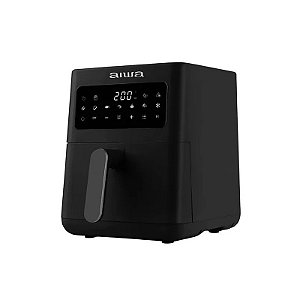 Fritadeira Elétrica Aiwa AWFK45 1350 Watts 4,5 Litros 220-240 V ~ 50/60 Hz - Preta/Cinza