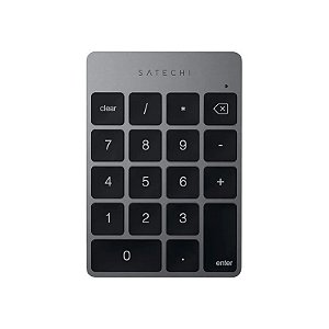 Teclado Numérico Sem Fio Satechi ST-Salkpm Bluetooth - Cinza Escuro