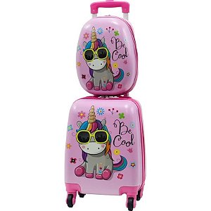 Estojo + Mochila Infantil Resena Be Cool