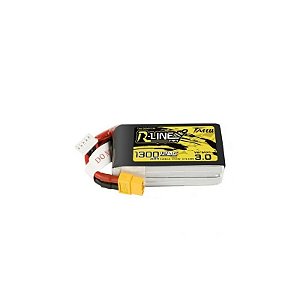 Bateria Gens Ace 14.8V 1300MAH 120C 4S R-Line 3.0 XT60 Tattu