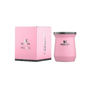 Caneca Cuia Stanley × Messi The Stay Chill Mate 236ML - Rosa Goat