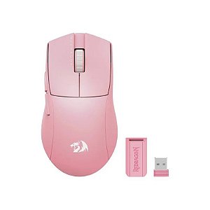 Mouse Gamer Redragon K1NG Pro 916P-Pro 1K Sem Fio - Pink