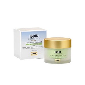 Creme Facial Hidratante Isdin Hyaluronic Moisture para Pele Oleosa e Combinada 50 G