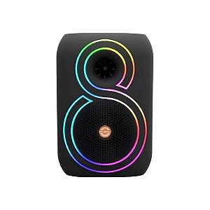 Caixa de Som Portátil Fujita Japan Emi 6 RGB - Preto