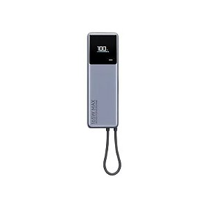 Carregador Portátil Xiaomi Power Bank 10000mAh Cinza BHR9361GL 165W