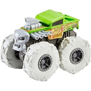 Carrinho Monster Trucks Bone Shaker Mattel Hot Wheels GVK38