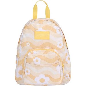 Mochila JanSport Half Pint JS00TDH6GM2 - Flower Power Amarelo