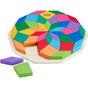 Quebra-cabeça de Mandala de Madeira Fisher-Price - HXT94