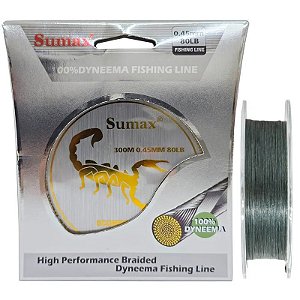 Linha Multifilamento Sumax Scorpion Braid X8 0,45mm 80lb 300m
