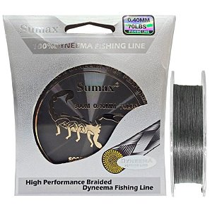 Linha Multifilamento Sumax Scorpion Braid X8 0,40mm 70lb 300m