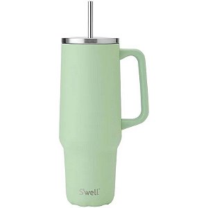 Copo Térmico com Canudo S'well Tumbler XL 1180ml - Pistache