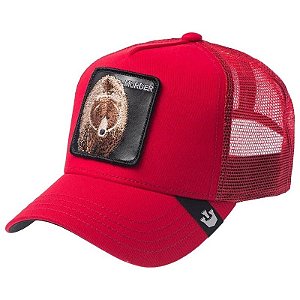 Boné Goorin Bros The Murder Bear 101-1688 - Vermelho