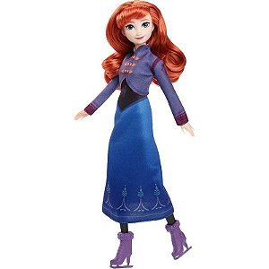 Boneca Anna Rainha da Patinação Disney Frozen Mattel - JBG54
